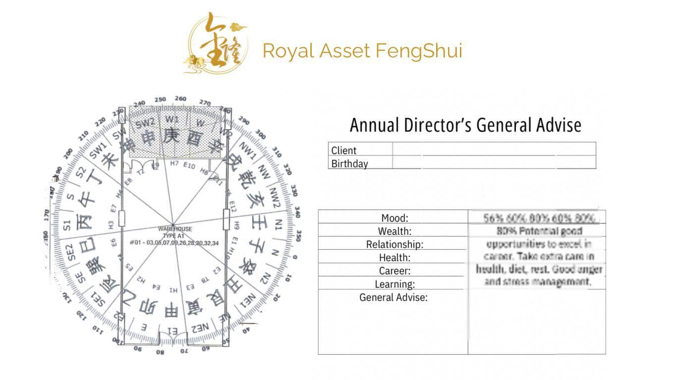 Business Yearly Fengshui Report Picture